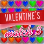 Match 3 de la Saint-Valentin